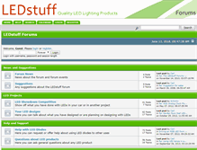 Tablet Screenshot of forums.ledstuff.co.nz